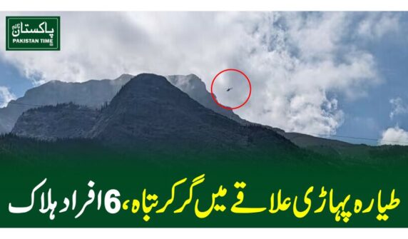 طیارہ پہاڑی علاقے میں گر کرتباہ، 6 افراد ہلاک