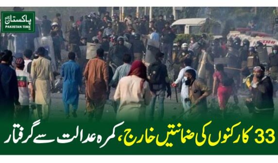 pti workers arrested