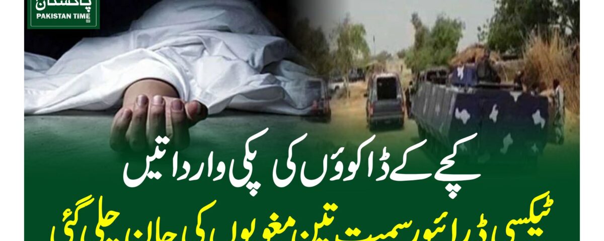 کچے کے ڈاکوئوں کی پکی وارداتیں،ٹیکسی ڈرائیور سمیت تین مغویوں کی جان چلی گئی