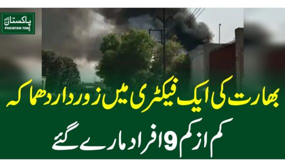 بھارت کی ایک فیکٹری میں زوردار دھماکہ، کم از کم 9 افراد مارے گئے