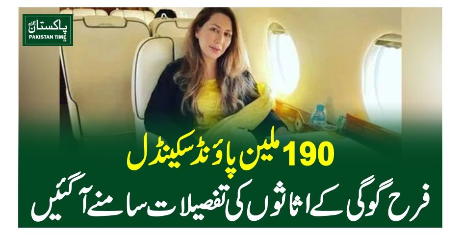 ملین پائونڈ سکینڈل، فرح گوگی کے اثاثوں کی تفصیلات سامنے آگئیں