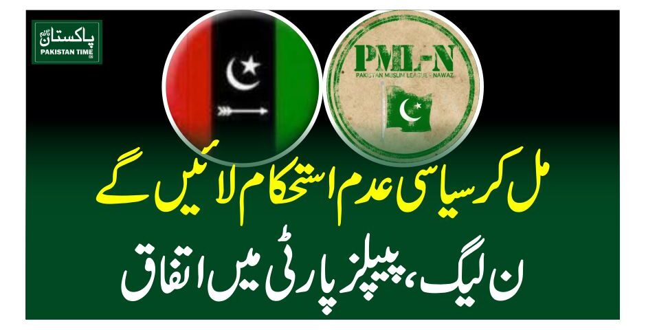 مل کر سیاسی عدم استحکام لائیں گے،ن لیگ ، پیپلز پارٹی میں اتفاق