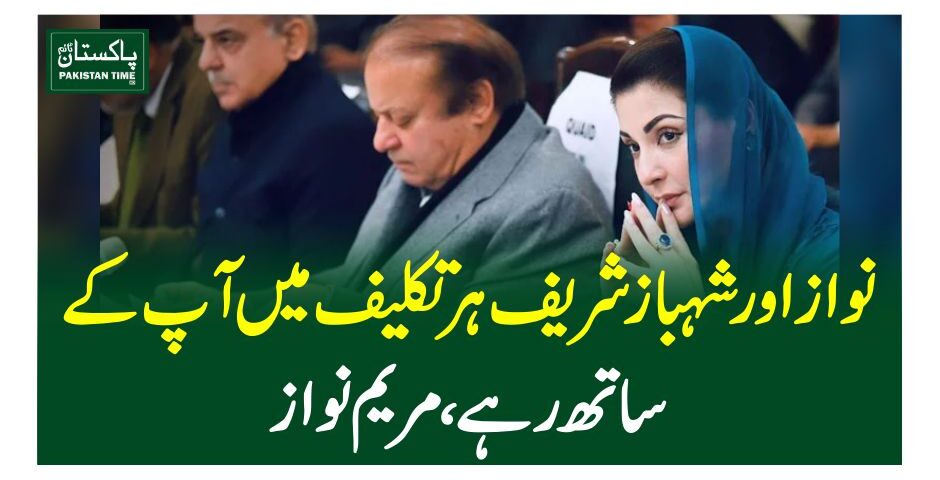 نواز اور شہباز شریف ہر تکلیف میں آپ کے ساتھ رہے، مریم نواز