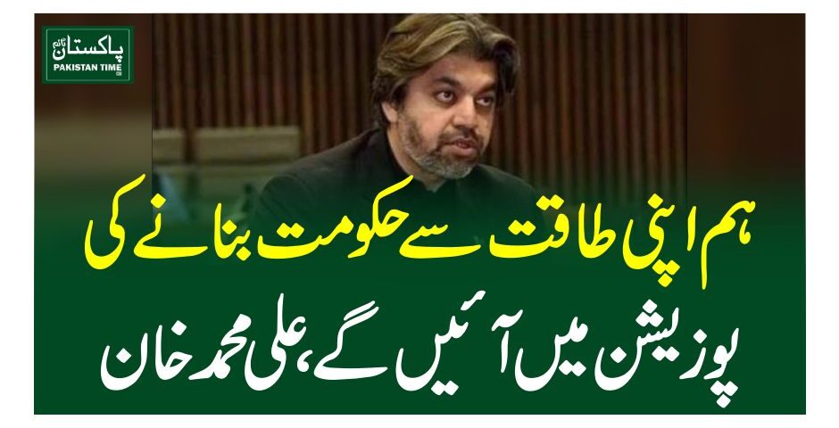 ہم اپنی طاقت سے حکومت بنانے کی پوزیشن میں آئیں گے، علی محمد خان