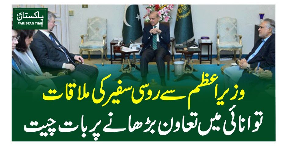وزیراعظم سے روسی سفیر کی ملاقات، توانائی میں تعاون بڑھانے پر بات چیت