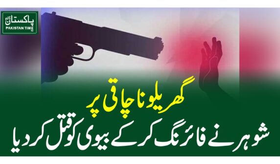 گھریلو ناچاقی پر شوہر نے فائرنگ کرکے بیوی کو قتل کردیا