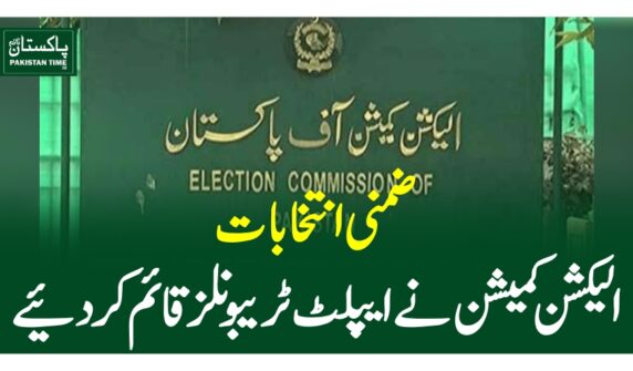 ضمنی انتخابات، الیکشن کمیشن نے ایپلٹ ٹریبونلز قائم کر دیئے